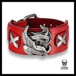 Bracelet Tête de Mort Live To Ride - Crâne Passion