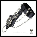 Bracelet Tête de Mort Main de Squelette - Crâne Passion