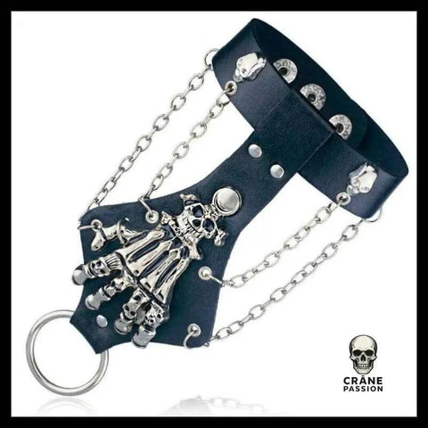 Bracelet Tête de Mort Main de Squelette - Crâne Passion