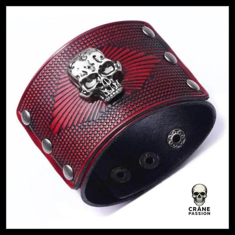 Bracelet Tête de Mort Manchette - Crâne Passion