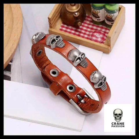 Bracelet Tête de Mort Maudite - Crâne Passion