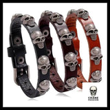 Bracelet Tête de Mort Maudite - Crâne Passion