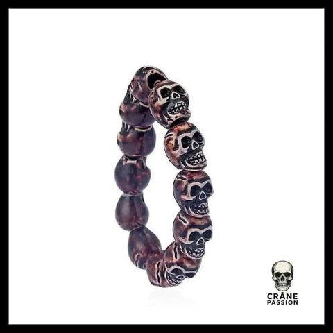 Bracelet Tête de Mort Maya - Crâne Passion