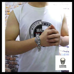 Bracelet Tête de Mort Mexicaine (Argent) - Crâne Passion