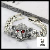 Bracelet Tête de Mort Mexicaine (Argent) - Crâne Passion