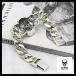 Bracelet Tête de Mort Mexicaine (Argent) - Crâne Passion