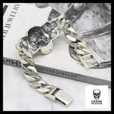 Bracelet Tête de Mort Mexicaine (Argent) - Crâne Passion