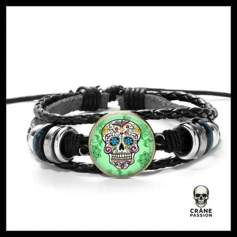 Bracelet Tête de Mort Mexico - Crâne Passion