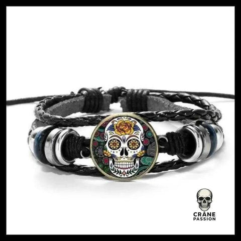 Bracelet Tête de Mort Mexique - Crâne Passion