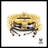 Bracelet Tête de Mort Monarque - Crâne Passion