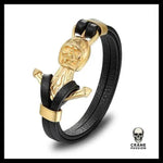 Bracelet Tête de Mort Navire de Pirate - Crâne Passion