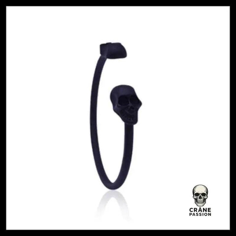 Bracelet Tête de Mort Noir - Crâne Passion