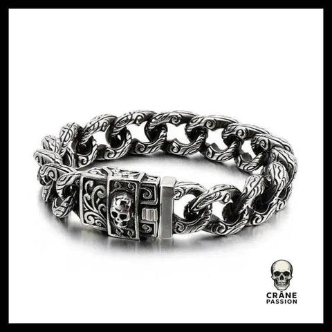 Bracelet Tête de Mort Ornementation - Crâne Passion