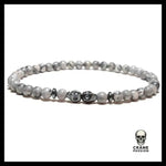 Bracelet Tête de Mort Petite Perle - Crâne Passion