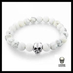 Bracelet Tête de Mort Pierre - Crâne Passion