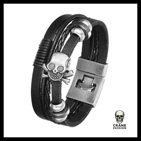 Bracelet Tête de Mort Pirate - Crâne Passion