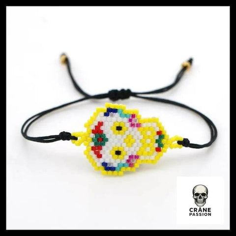 Bracelet Tête de Mort Portrait - Crâne Passion