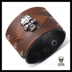 Bracelet Tête de Mort Rayonnante - Crâne Passion