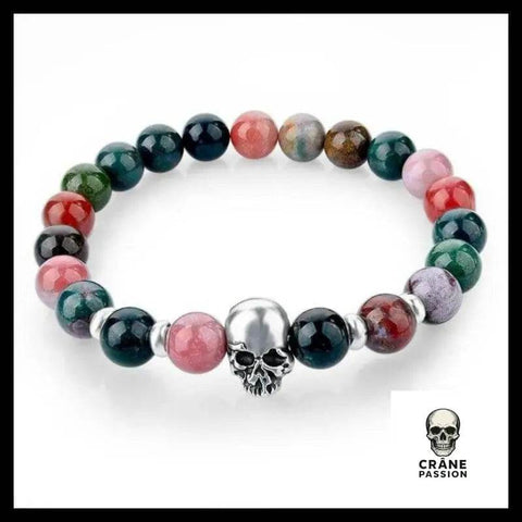 Bracelet Tête de Mort Réaliste - Crâne Passion