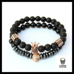 Bracelet Tête de Mort Roi - Crâne Passion