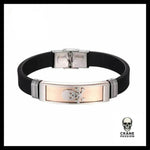 Bracelet Tête de Mort Simple - Crâne Passion