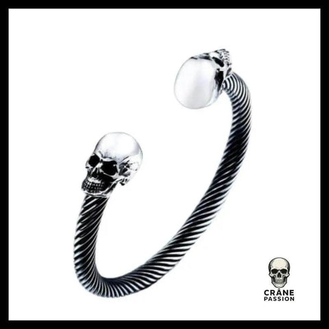 Bracelet Tête de Mort Skull Jumelle - Crâne Passion
