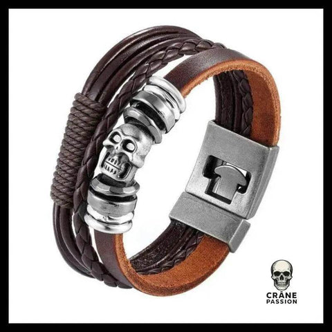 Bracelet Tête de Mort Skull Maudit - Crâne Passion