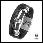 Bracelet Tête de Mort Solitaire - Crâne Passion