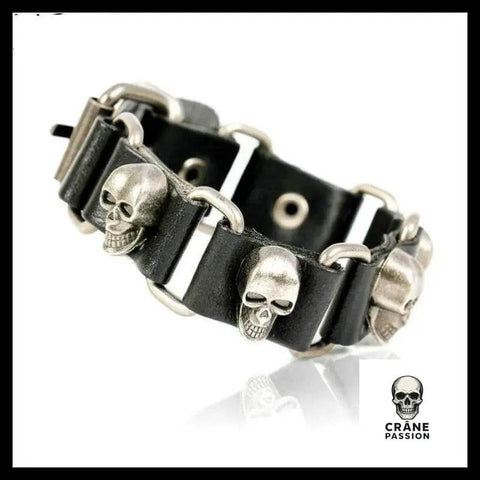 Bracelet Tête de Mort Souriante - Crâne Passion