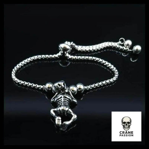 Bracelet Tête de Mort Squelette - Crâne Passion
