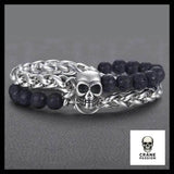 Bracelet Tête de Mort Ténèbres - Crâne Passion