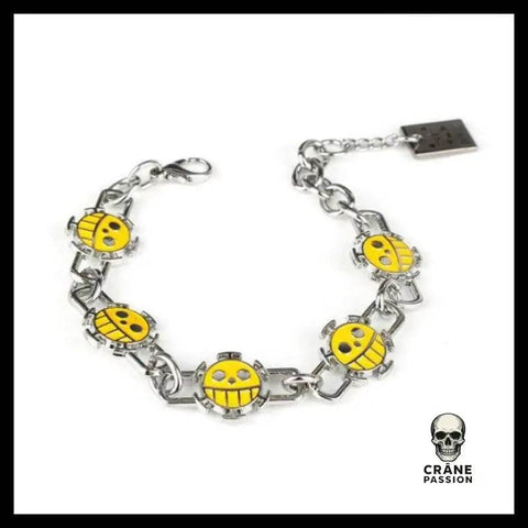 Bracelet Tête de Mort Trafalgar D Water Law - Crâne Passion