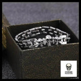 Bracelet Tête de Mort Triple Crâne - Crâne Passion