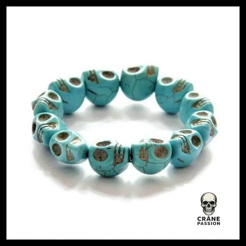 Bracelet Tête de Mort Tropicale - Crâne Passion