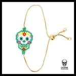 Bracelet Tête de Mort Vintage - Crâne Passion