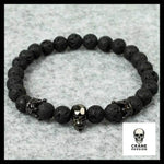 Bracelet Tête de Mort Volcan - Crâne Passion