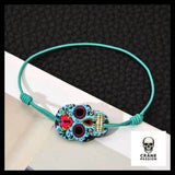 Bracelets Tête de Mort élastiques (lot de 12 Bracelets élastiques) - Crâne Passion