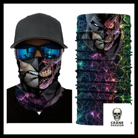Cache-cou Tête de Mort Batman - Crâne Passion