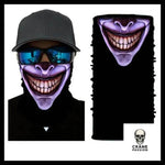 Cache-cou Tête de Mort Purple Smile - Crâne Passion
