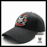Casquette Tête de Mort Baseball Hooligans Noire - Crâne Passion