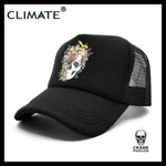 Casquette Tête de Mort Cascade de Fleurs - Crâne Passion