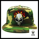 Casquette Tête de Mort En Feu - Crâne Passion