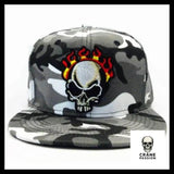 Casquette Tête de Mort En Feu - Crâne Passion
