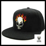 Casquette Tête de Mort En Feu - Crâne Passion