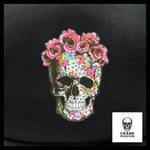 Casquette Tête de Mort Fleurie - Crâne Passion
