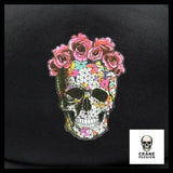 Casquette Tête de Mort Fleurie - Crâne Passion