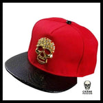 Casquette Tête de Mort Or - Crâne Passion