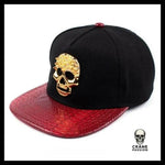 Casquette Tête de Mort Or - Crâne Passion