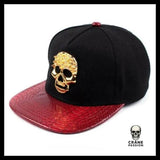Casquette Tête de Mort Or - Crâne Passion