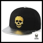 Casquette Tête de Mort Or - Crâne Passion